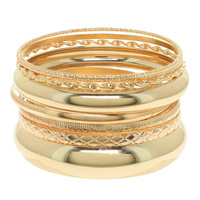 MULTI STACKED BANGLE BRACELET SET