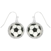 GAMEDAY SOCCER DANGLE EARRINGS