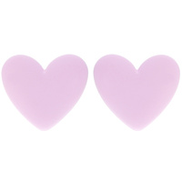 VALENTINE'S THEME PASTEL HEART EARRINGS