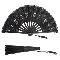 SPANISH VICTORIAN CHANTILLY LACE FAN