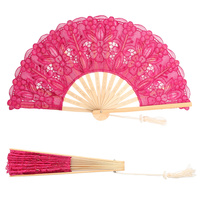 SPANISH VICTORIAN CHANTILLY LACE FAN