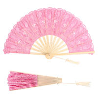 SPANISH VICTORIAN CHANTILLY LACE FAN
