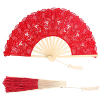 SPANISH VICTORIAN CHANTILLY LACE FAN