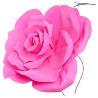 LIGHTWEIGHT ROSE FLOWER FASCINATOR