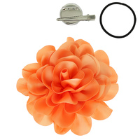 CAMELLIA FLOWER PIN AND HAIR CLIP