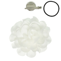 CAMELLIA FLOWER PIN AND HAIR CLIP