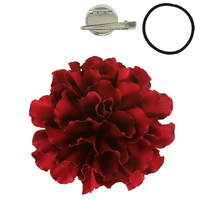 CAMELLIA FLOWER PIN AND HAIR CLIP