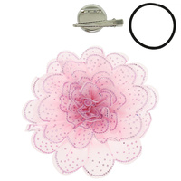 2 IN 1 FLORAL BLOOM HAIR CLIP BROOCH PIN