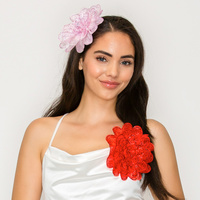 2 IN 1 FLORAL BLOOM HAIR CLIP BROOCH PIN