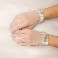 BRIDAL SHEER MESH GLOVES