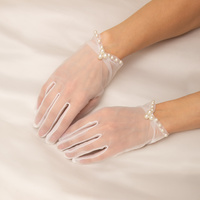BRIDAL SHEER MESH GLOVES