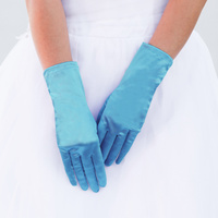 SHORT SATIN GLOVES