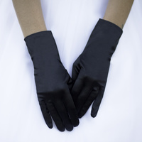 SHORT SATIN GLOVES