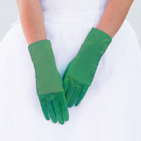 SHORT SATIN GLOVES