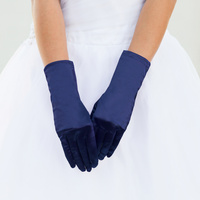 SHORT SATIN GLOVES