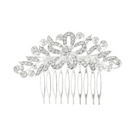 RHINESTONE EMBELLISHED BRIDAL UPDO HAIR COMB