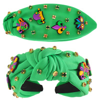 MARDI GRAS THEME JEWELED HEADBAND