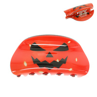 HALLOWEEN PUMPKIN HAIR CLAW CLIP