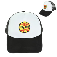 PLAY BALL MESH BACKING BASEBALL CAP