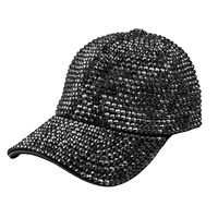 FULL RHINESTONE GEM BASEBALL CAP