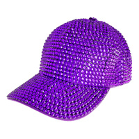 FULL RHINESTONE GEM BASEBALL CAP