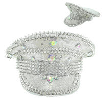 FESTIVAL FASHION JEWELED CAPTAIN HAT