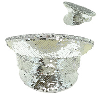 FESTIVAL FASHION SEQUINS CAPTAIN HAT