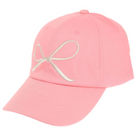 BOW EMBROIDERED BASEBALL CAP