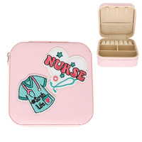 NURSE THEMED PATCH FASTENED JEWELRY BOX