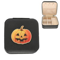 HALLOWEEN JACK O LANTERN FASTENED JEWELRY BOX