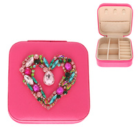 HEART JEWELED JEWELRY BOX