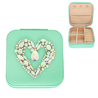 HEART JEWELED JEWELRY BOX