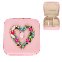 HEART JEWELED JEWELRY BOX