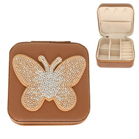 BUTTERFLY JEWELED JEWELRY BOX