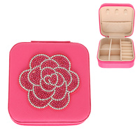 FLOWER JEWELED JEWELRY BOX