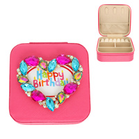 HAPPY BIRTHDAY THEME JEWELED JEWELRY BOX