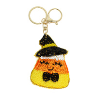 HALLOWEEN BEWITCED CANDY CORN KEYCHAIN