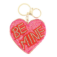 SWEETHEARTS THEME JEWELED KEYCHAIN