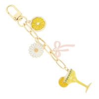 PARTY THEME BAG CHARM KEYCHAIN