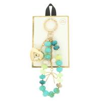 HEART CHARM BAG CHARM KEYCHAIN