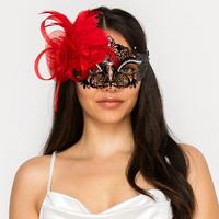 MASQUERADE MASK DETACHABLE FASCINATOR