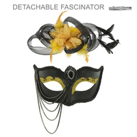 MASQUERADE MASK DETACHABLE FASCINATOR