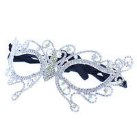 VINTAGE INSPIRED JEWELED MASQUERADE MASK