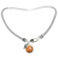 GAMEDAY BASKETBALL CHARM NECKLACE