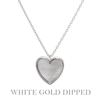 GOLD PLATED HEART PENDANT NECKLACE