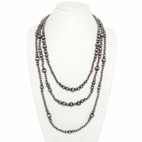 WESTERN MULTI STRAND BEADED NECKLACE