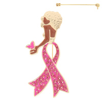 BREAST CANCER AWARENESS BROOCH PIN