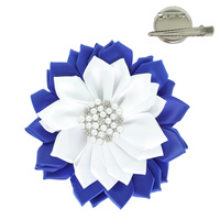 SORORITY THEMED FLOWER BROOCH PIN