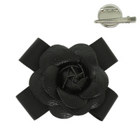 FABRIC FLOWER HAIR CLIP / BROOCH PIN
