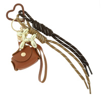 FASHION MOTIF WRISTLET KEYCHAIN BAG CHARM